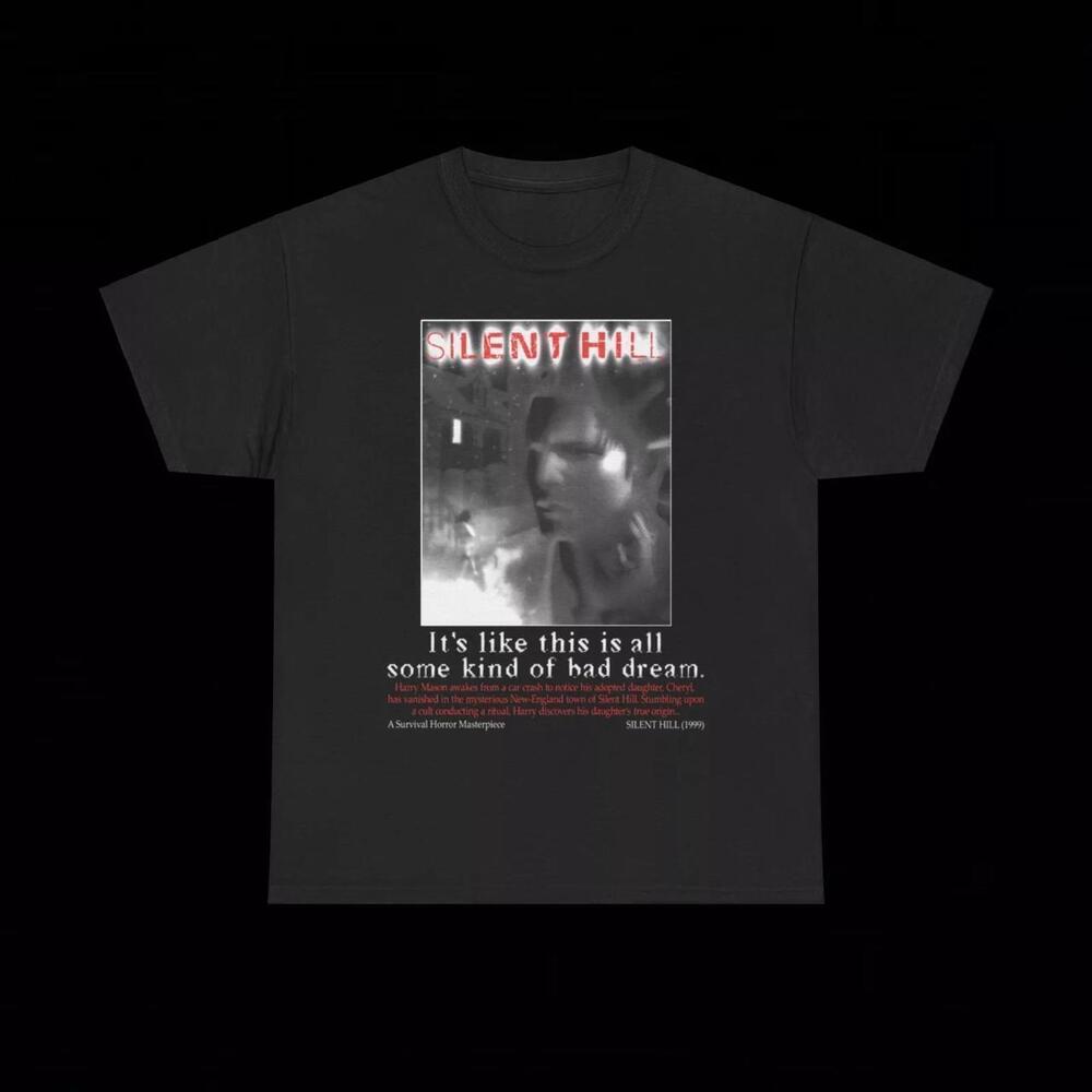 Silent Hill 1999 Bad Dream T Shirt Grunge  Emo Tapout Goth Amity Affliction